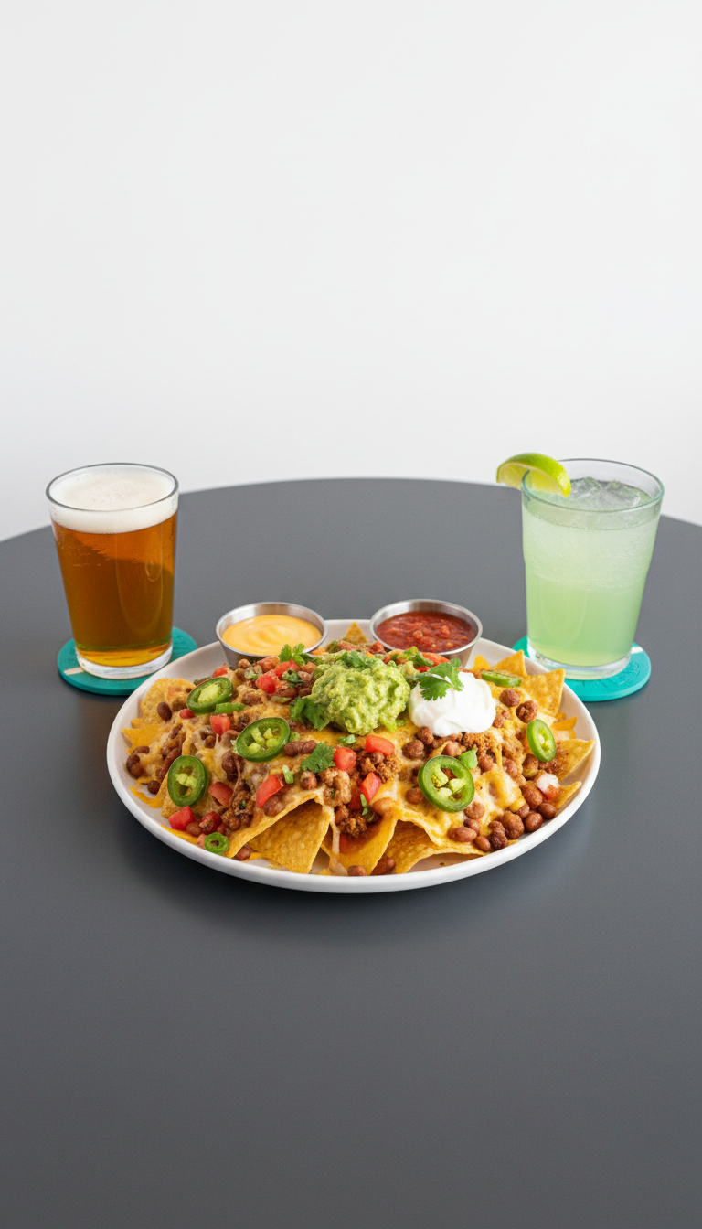 Loaded Game Night Nachos Share Plate