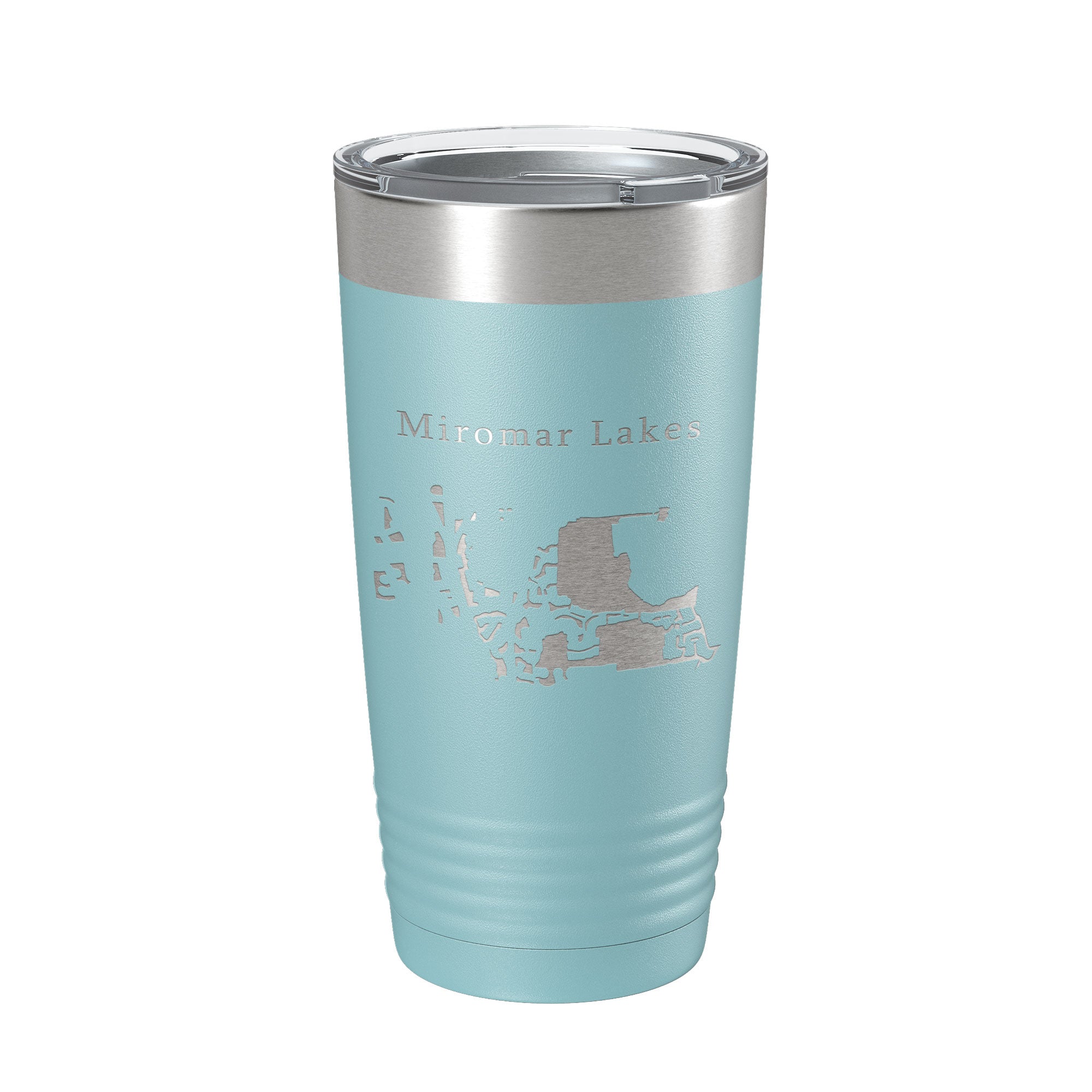 Miromar Lakes Lake Como Map Tumbler Travel Mug Insulated Laser Engraved Coffee Cup Florida 20 oz