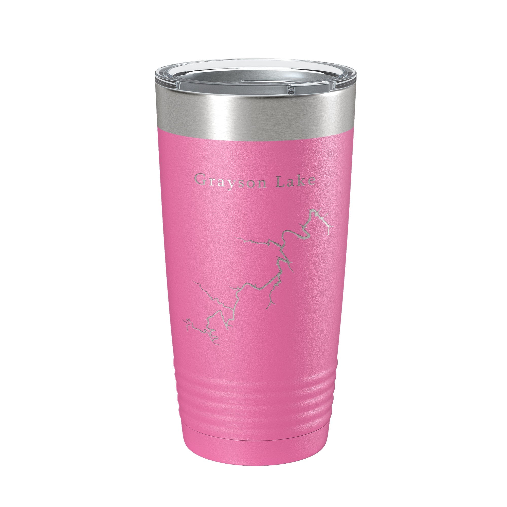 Grayson Lake Map Tumbler Travel Mug Insulated Laser Engraved Coffee Cup Kentucky 20 oz