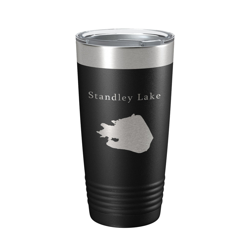 Standley Lake Map Tumbler Travel Mug Insulated Laser Engraved Coffee Cup Colorado 20 oz