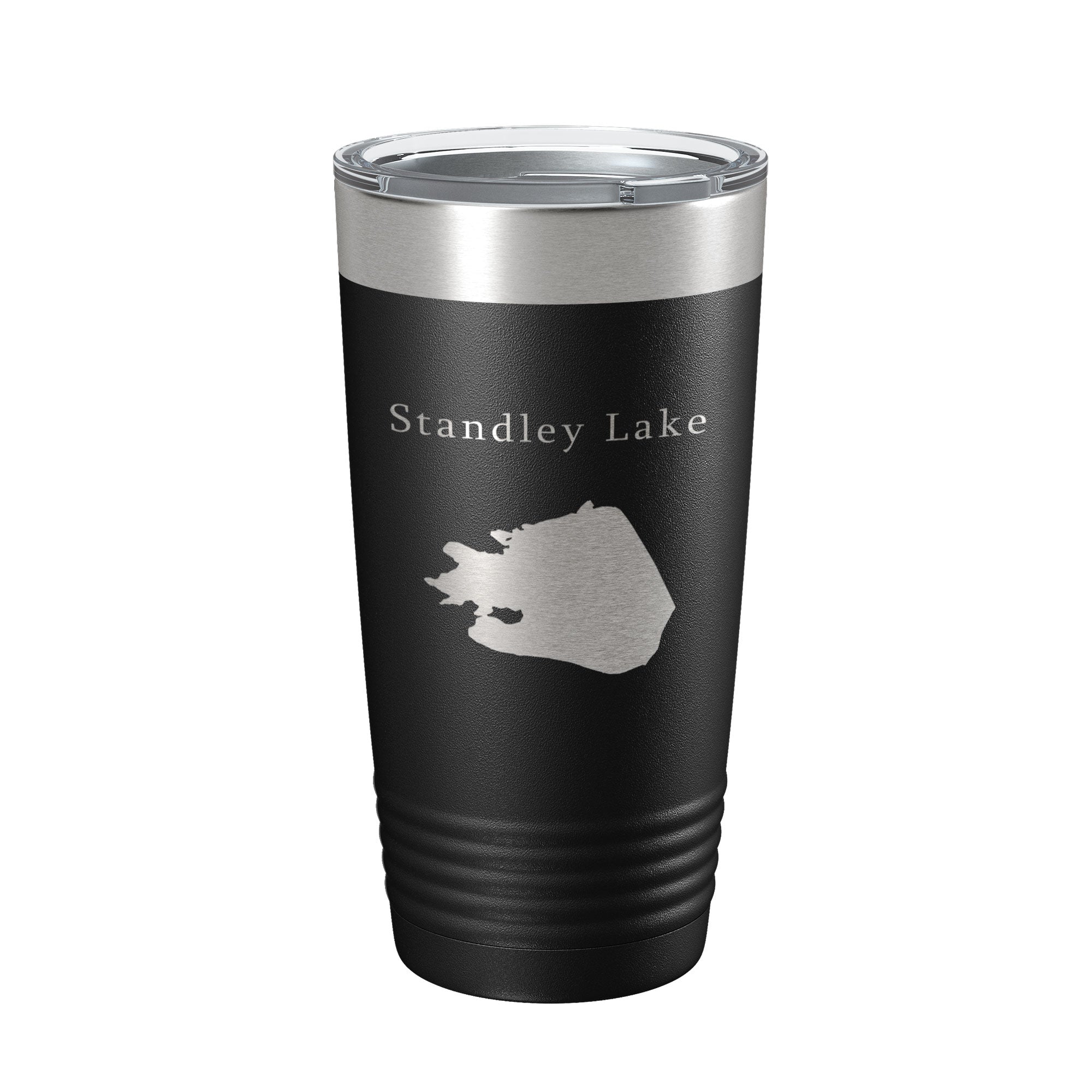 Standley Lake Map Tumbler Travel Mug Insulated Laser Engraved Coffee Cup Colorado 20 oz